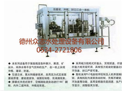 沖瓶、灌裝、封口三合一機(jī)